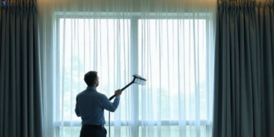 Commercial drapes cleaning service sunrise-beach hotels offices