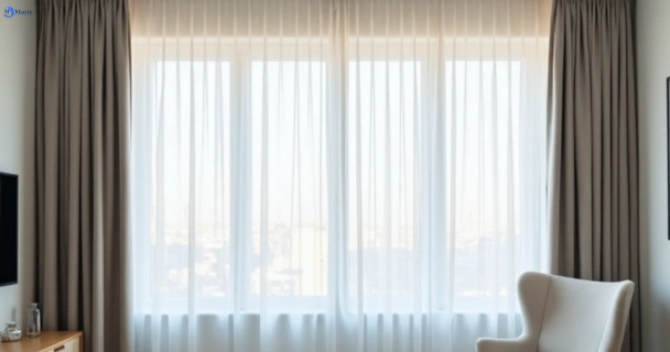 Restored vibrant drapes in sunrise-beach QLD after Matty Curtain Cleaning