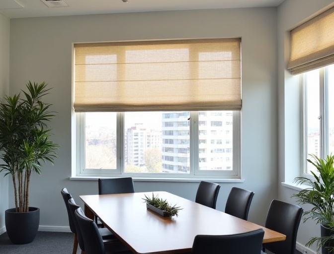 Sunrise Beach Roman Blinds Cleaning